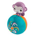 Fisher-Price Baby Toy Crawling Musical Purple Monkey Ball, Crawl-After Activity for Developmental Play Infants Ages 9+ Months, JLB95