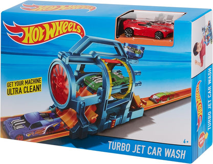 Hot Wheels Turbo Jet Car Wash Playset