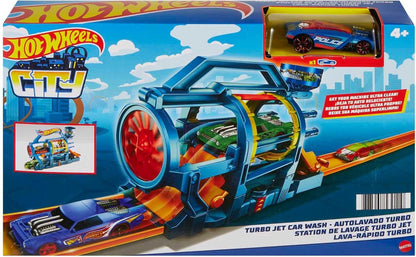 Hot Wheels Turbo Jet Car Wash Playset
