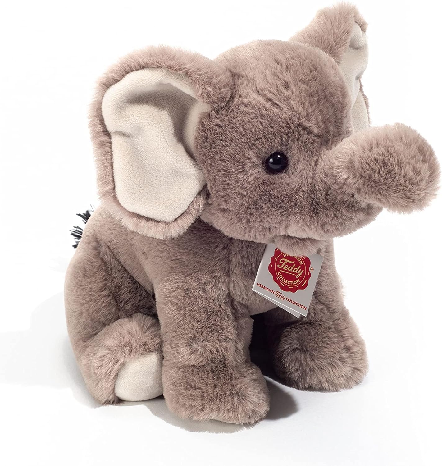 Teddy Hermann 90743 Elephant sitting 25 cm, cuddly toy