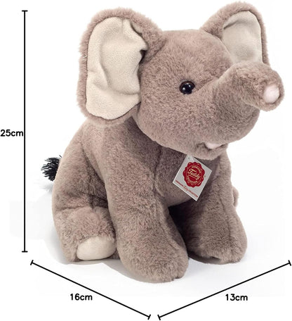Teddy Hermann 90743 Elephant sitting 25 cm, cuddly toy