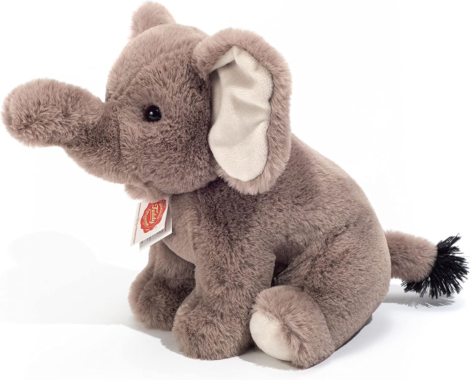 Teddy Hermann 90743 Elephant sitting 25 cm, cuddly toy