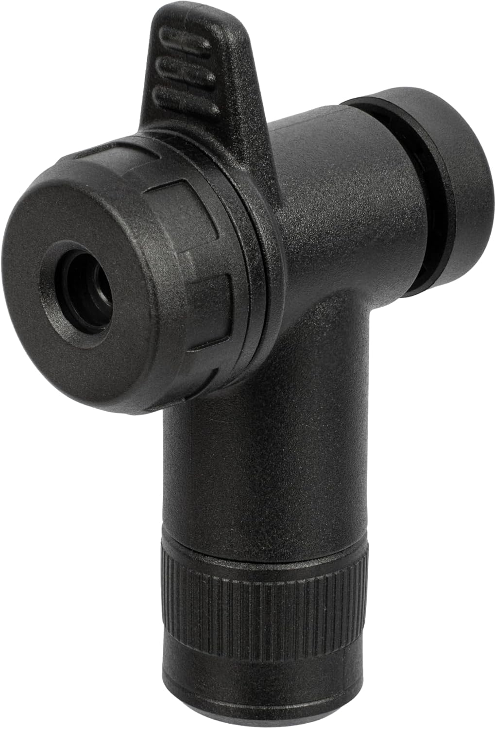 Topeak TurboFlow Ventiladapter RapidHead Set 4-TLG, Aluminium/Composite, Schwarz, inkl. Presta-Ventil Werkzeug, kompakt & robust 2,5x4,8x7,2 cm, 15712027