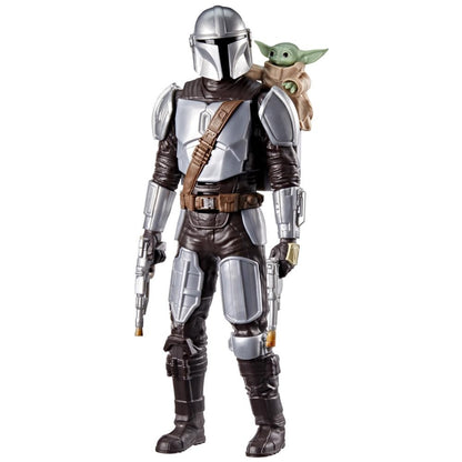 Star Wars The Mandalorian & Grogu Bounty Blaster, 28-cm Action Figure with Sound Effects, Interactive Toys for Boys & Girls Ages 4+
