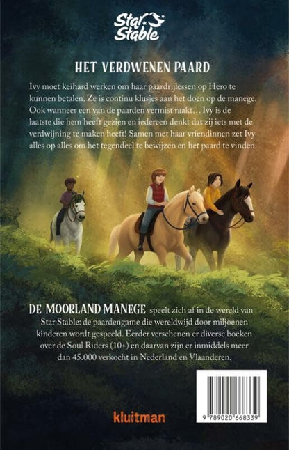 Uitgeverij Kluitman - Star Stable. De Moorland Manege. Het Verdwenen Paard