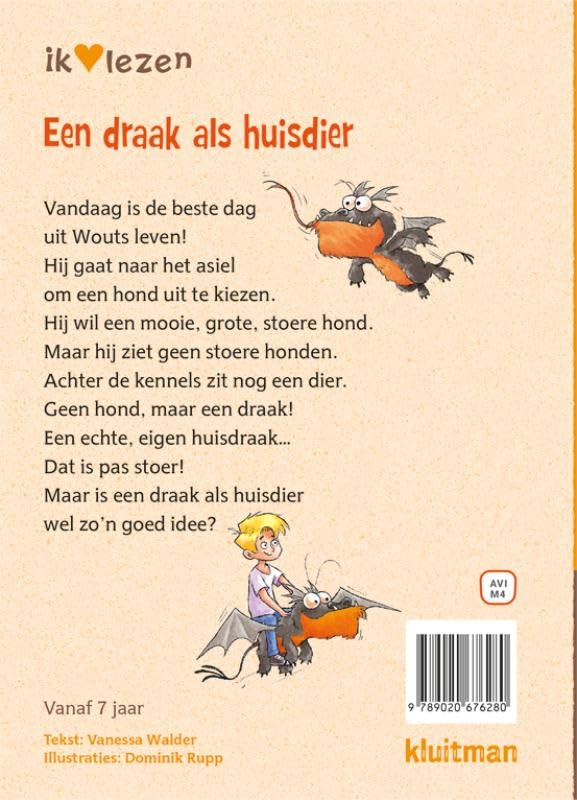 Uitgeverij Kluitman - Een draak als huisdier - AVI M4