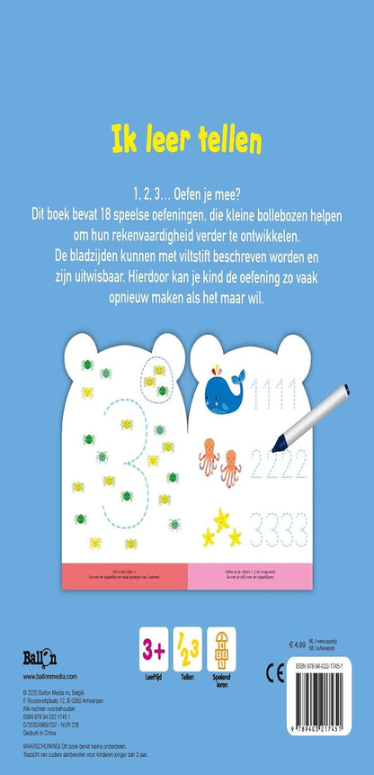 Standaard Uitgeverij - Ik Leer Tellen 3+