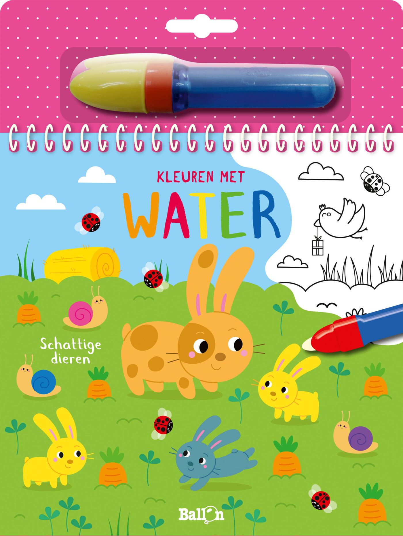 Standaard Uitgeverij - Kleuren met Water - Schattige Dieren