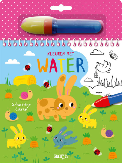 Standaard Uitgeverij - Kleuren met Water - Schattige Dieren