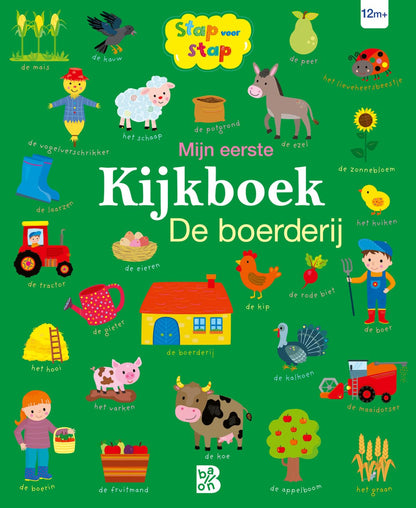 Standaard Uitgeverij - Mijn Eerste Kijkboek - De Boerderij 12m+