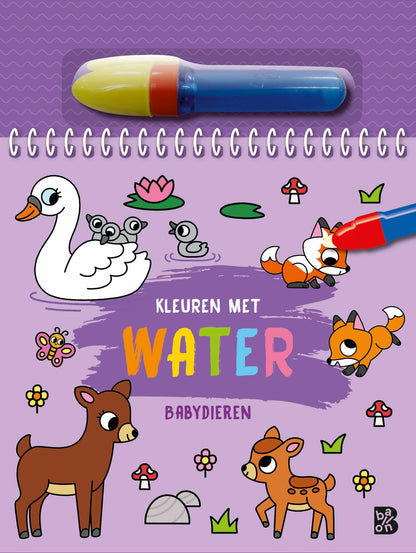 Standaard Uitgeverij - Kleuren met Water - Babydieren