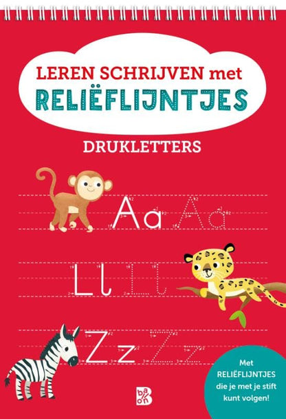 Standaard Uitgeverij - Leren Schrijven met Relieflijntjes Drukletters