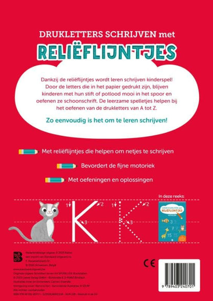 Standaard Uitgeverij - Leren Schrijven met Relieflijntjes Drukletters