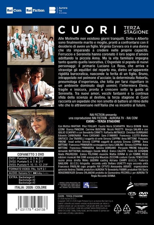 Cuori - Stagione 03 (3 Dvd) - (Italian Import)