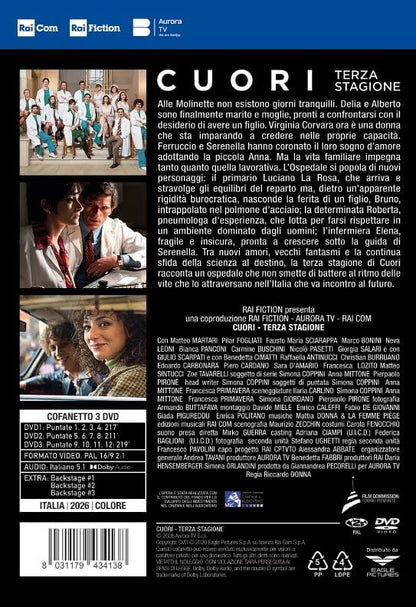 Cuori - Stagione 03 (3 Dvd) - (Italian Import)