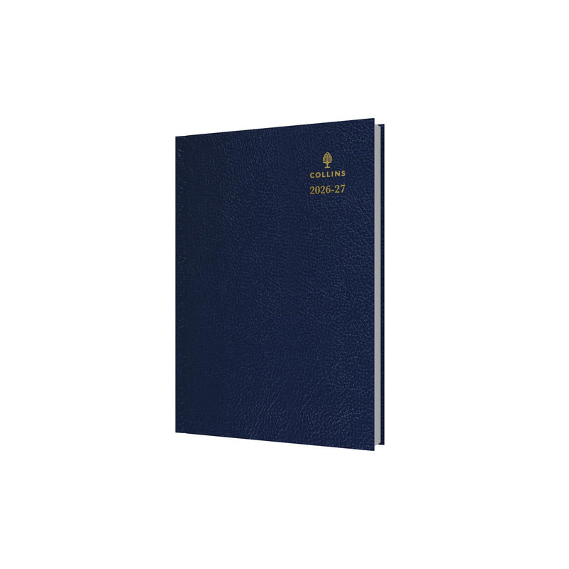 2026-2027 Mid/Academic Year Planner - 13 Month A5 Day-to-Page with Appointments - Collins Debden Desk Diary Blue (52M.60-2627