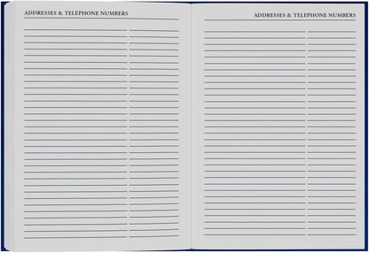 2026-2027 Mid/Academic Year Planner - 13 Month A5 Day-to-Page with Appointments - Collins Debden Desk Diary Red (52M.15-2627