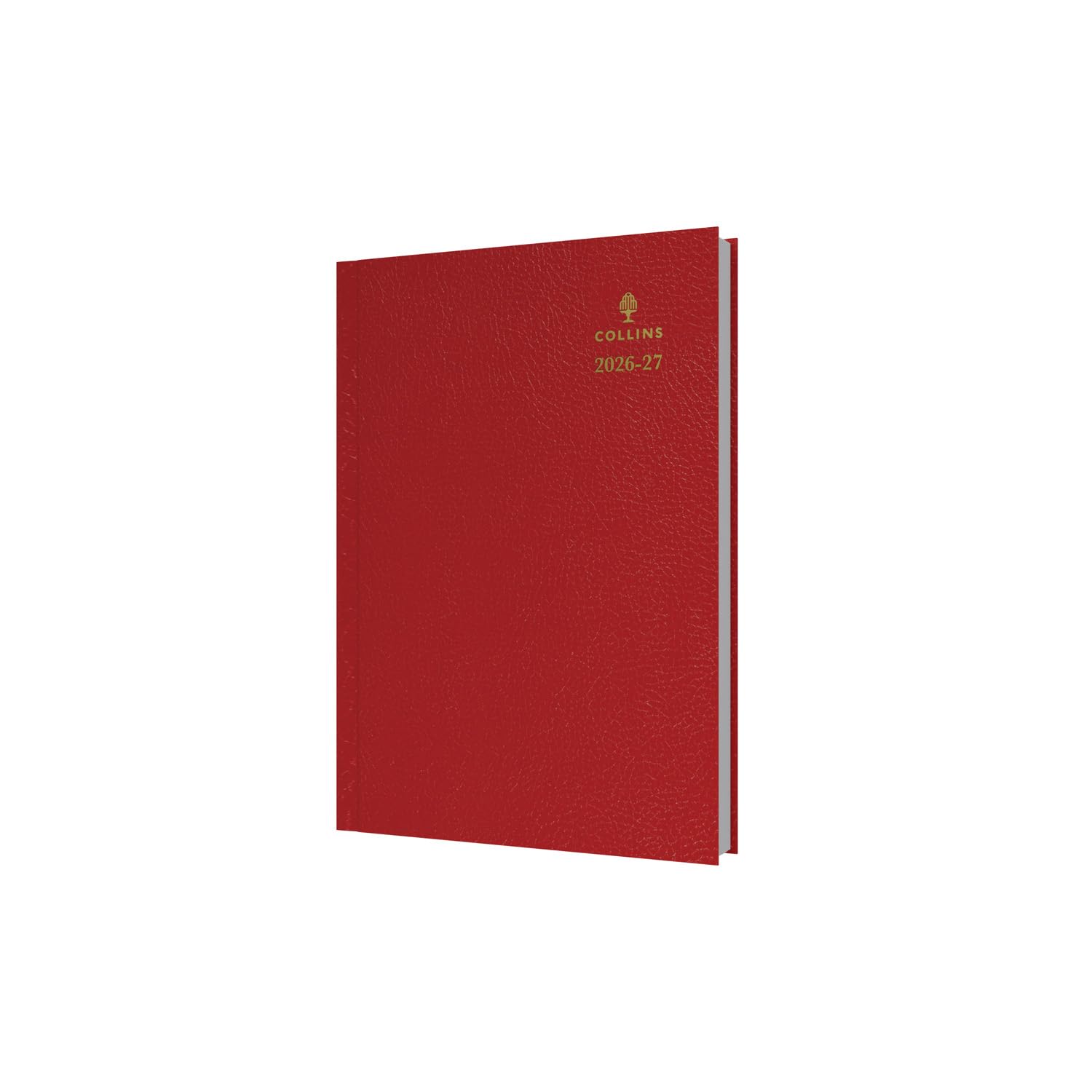 2026-2027 Mid/Academic Year Planner - 13 Month A5 Day-to-Page with Appointments - Collins Debden Desk Diary Red (52M.15-2627