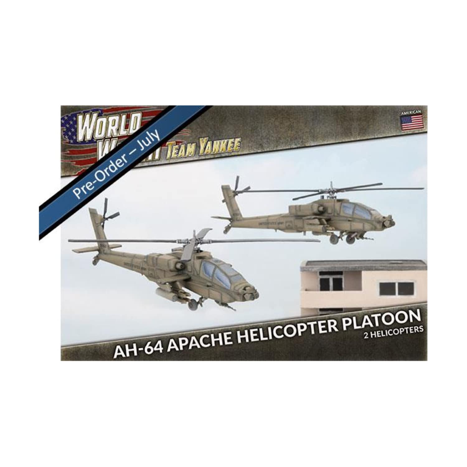 Team Yankee Battlefront World War III American AH-64 Apache Helicopter Platoon