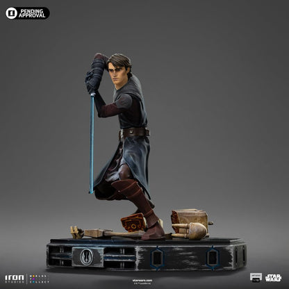 Iron Studios Collectible Statue Art Scale 1/10 Anakin Skywalker Star Wars: Clone Wars Polystone Resin Multicolor 7.5 inches