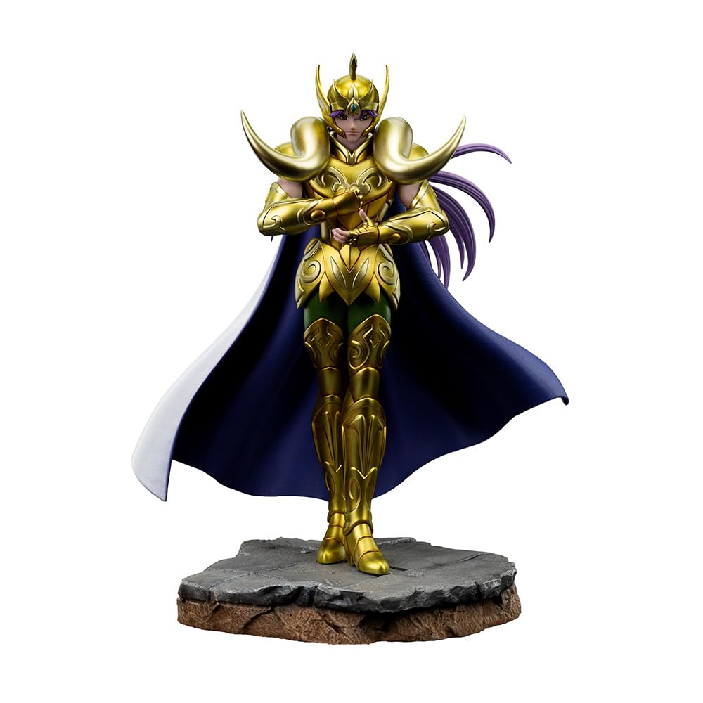 Iron Studios Collectible Statue Art Scale 1/10 Aries Mu Regualar Version Saint Seiya Polystone Resin Multicolor