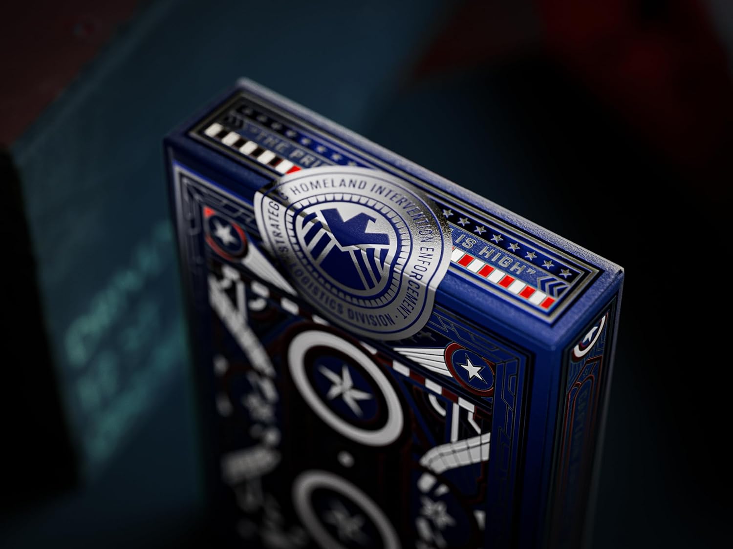 theory11 Captain America Playing Cards, Premium Cards, Poker Size Standard Index, Luxury Cards