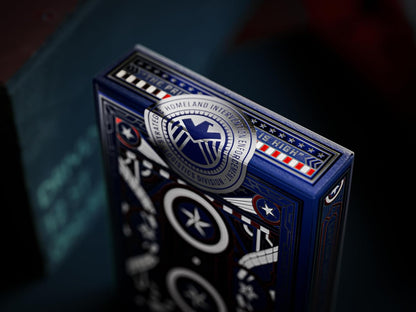 theory11 Captain America Playing Cards, Premium Cards, Poker Size Standard Index, Luxury Cards