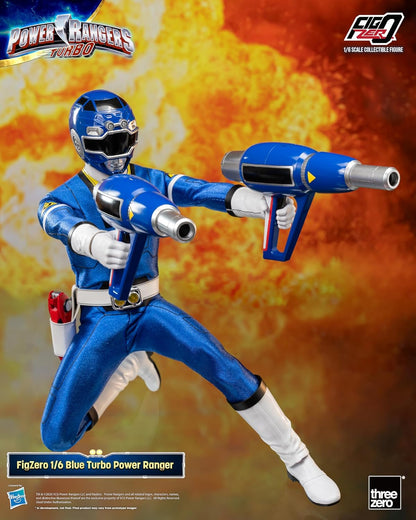 Power Rangers Turbo: FigZero Blue Turbo Ranger 1:6 Scale Action Figure