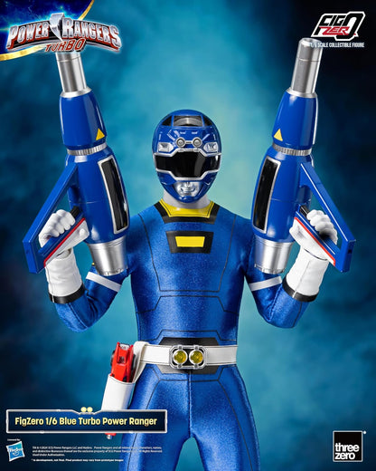 Power Rangers Turbo: FigZero Blue Turbo Ranger 1:6 Scale Action Figure