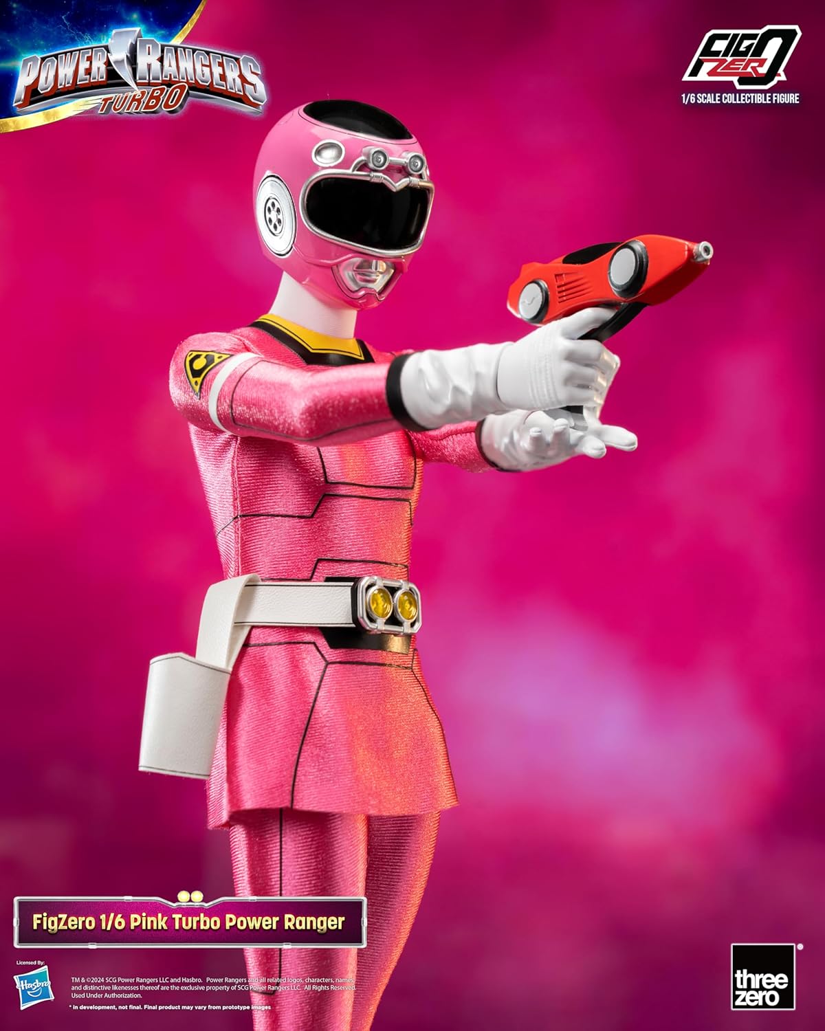 Power Rangers Turbo: FigZero Pink Turbo Ranger 1:6 Scale Action Figure