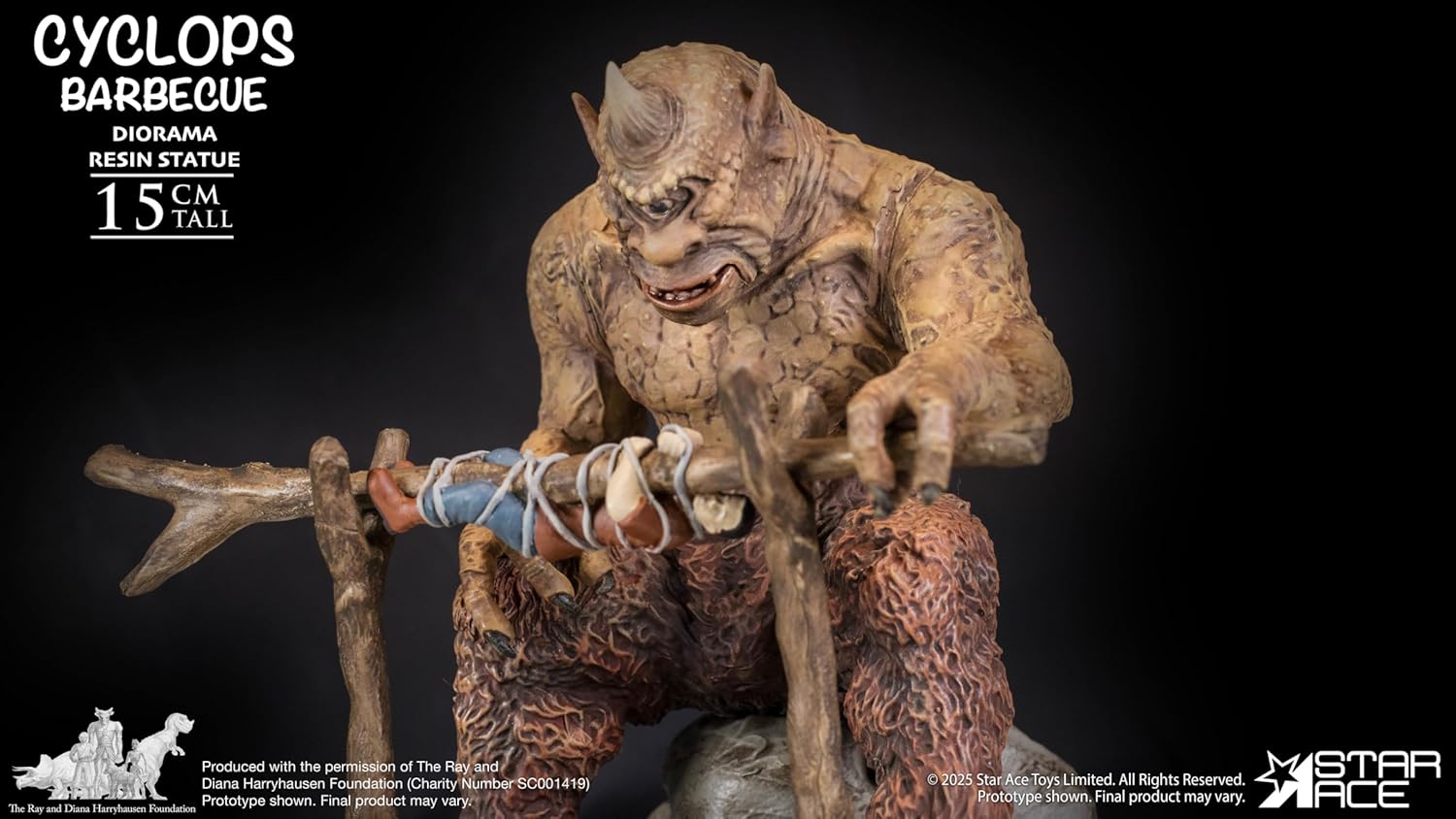 The Seventh Voyage of Sinbad: Cyclops Barbecue Diorama Scene