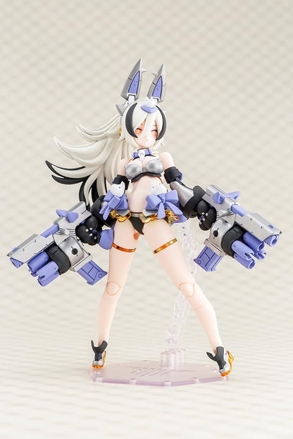 Kotobukiya Megami Device PUNI☆MOFU Silver Run, Total Height Approx. 6.3 inches (160 mm), 1/1 Scale Plastic Model