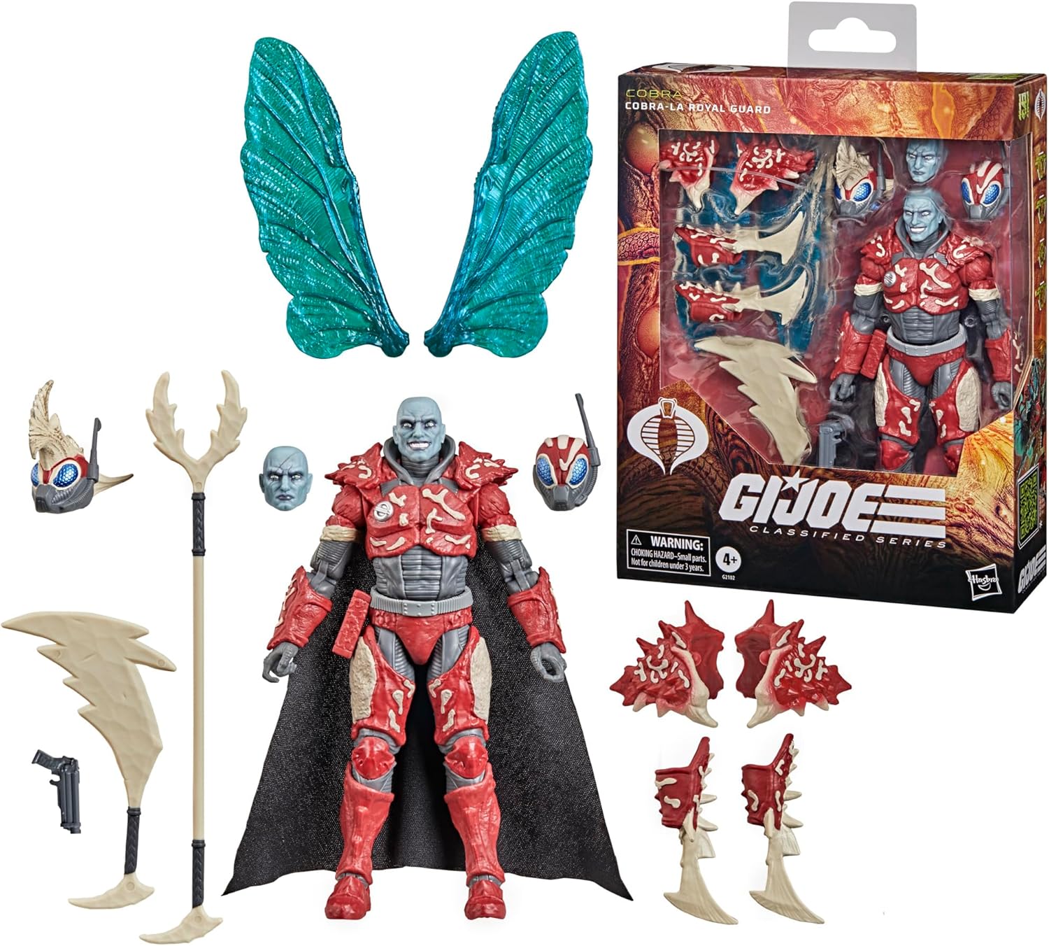 G.I. JOE Classified Series #191, Cobra-La Royal Guard, Collectible 15-cm Action Figure with 12 Accessories