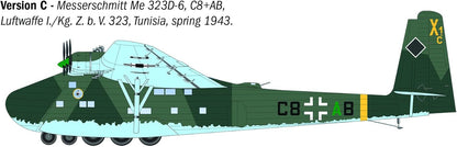 Italeri 90104 Messerschmitt Me 323 Gigant, 1:72 Scale, Plastic Model Kit/Model Assembly