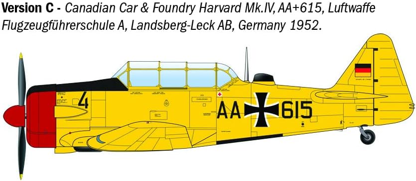 Italeri 92652 T-6G Texan 1:48 Scale Plastic Model Kit/Model Assembly