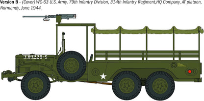 Italeri 96230 Dodge WC62 1 1⁄2 t 6x6 Truck, 1:35 Scale, Plastic Model Kit/Model Assembly