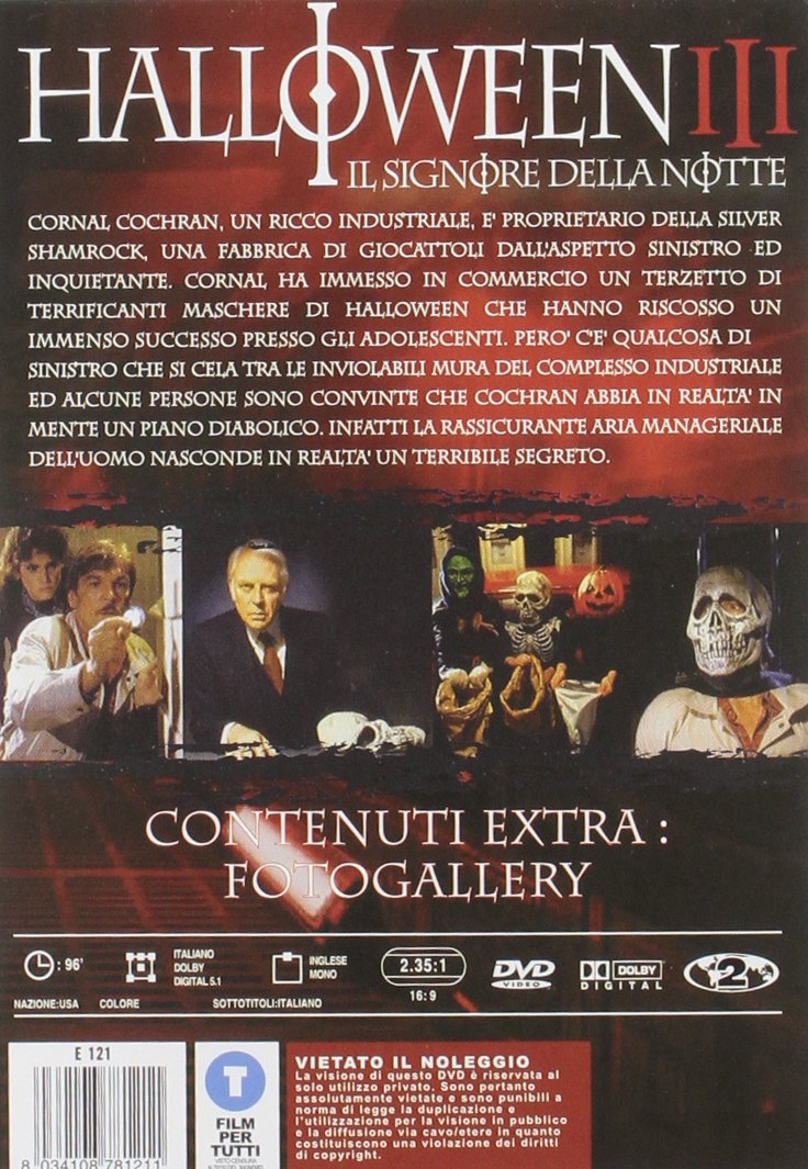 Halloween 3 - Il Signore Della Notte