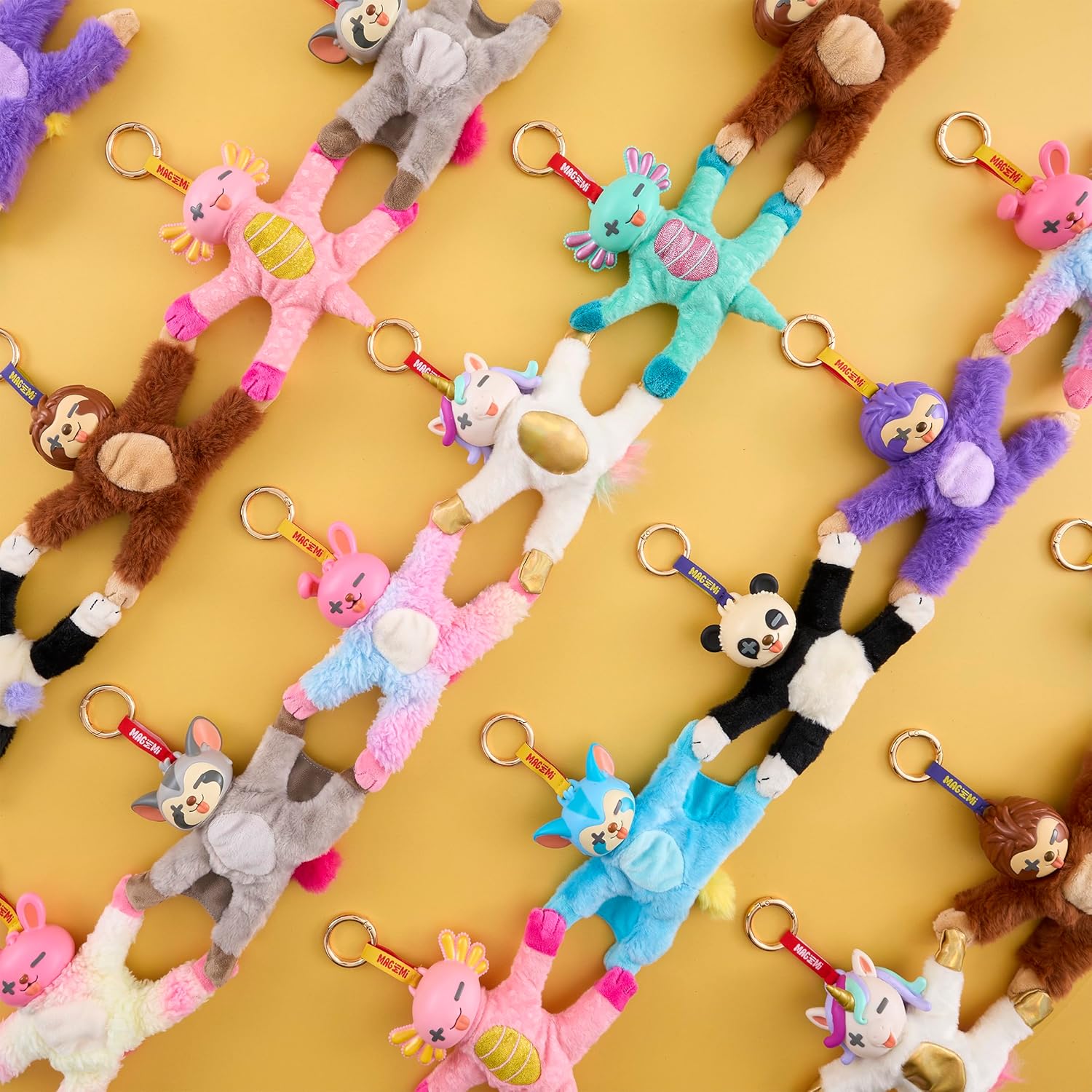 Magnetic Animal Character Plush with Reusable Tin, 9 to Collect, Styles May Vary