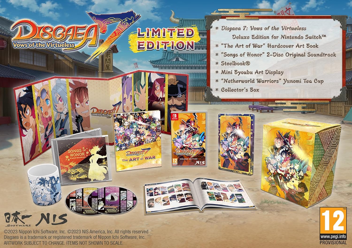 Disgaea 7: Vows of the Virtueless – Limited Edition Plushie Bundle (Nintendo Switch