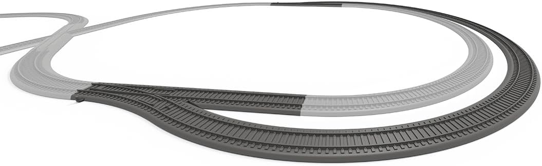 Hornby Playtrains R9367 Track Expansion Pack, for Ages 5-8, Includes Full Curve, Half Curve, and Point Tracks, OO Gauge