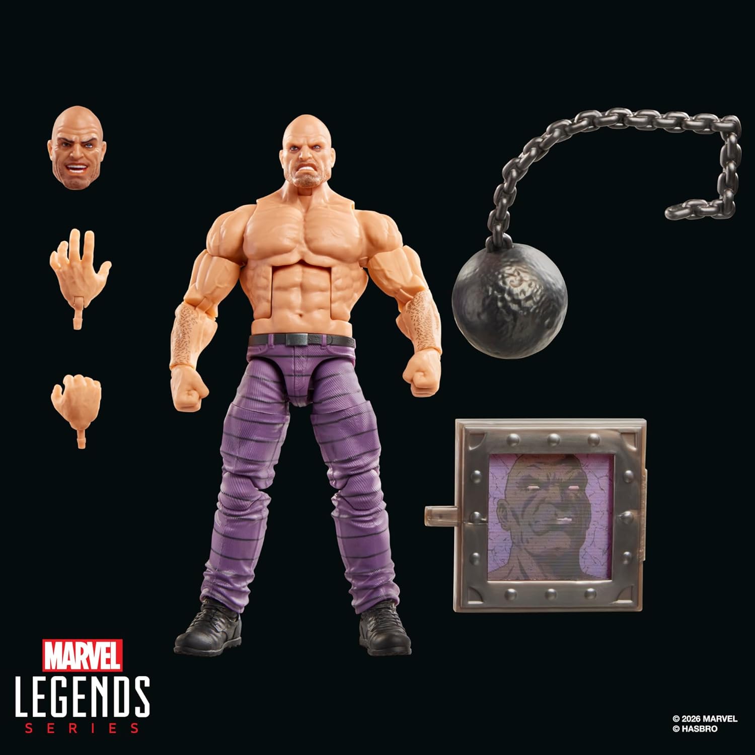 Marvel Legends Series, Figurine de Collection Secret Wars Absorbing Man de 15 cm avec Bouclier lenticulaire, inspirée des Bandes dessinées Marvel