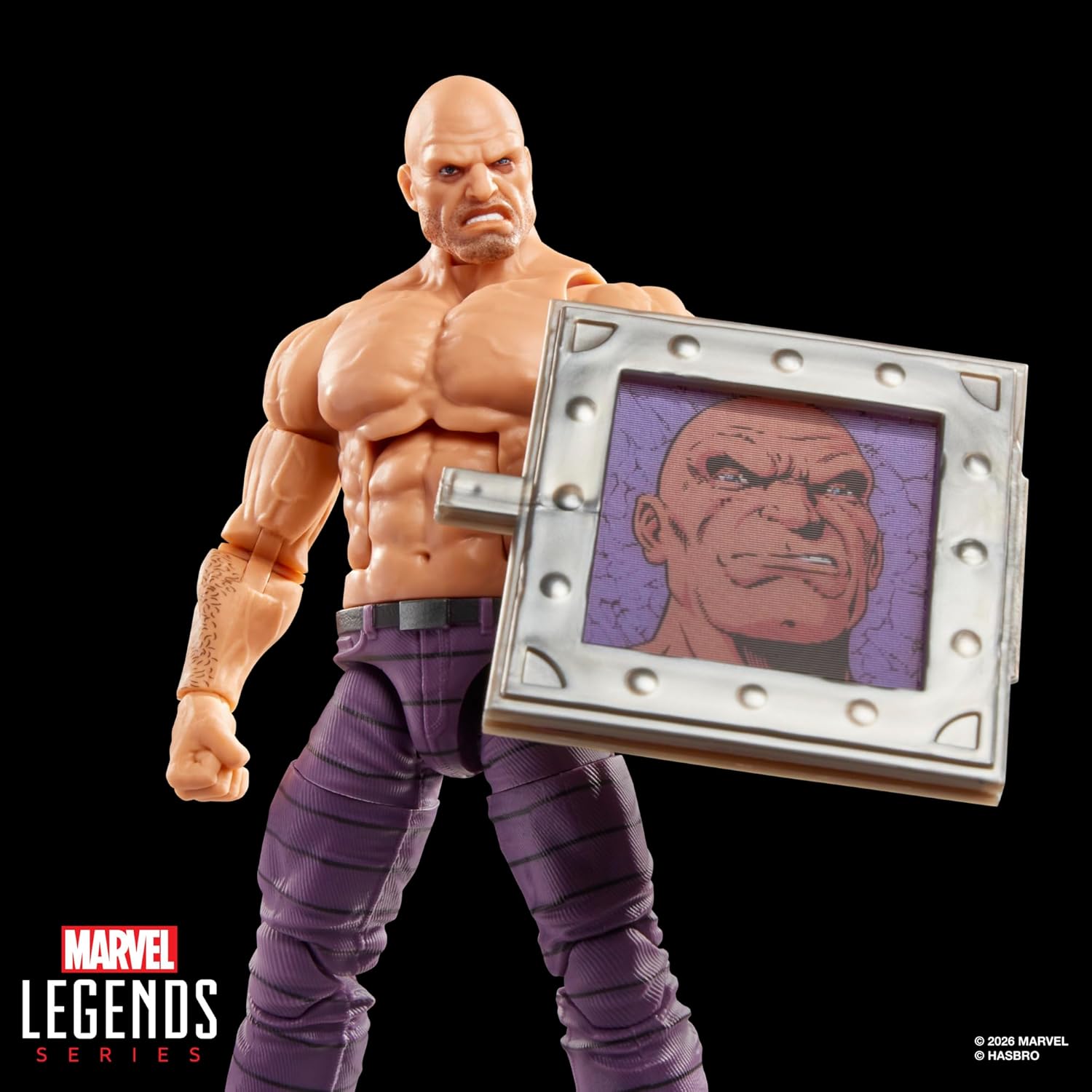 Marvel Legends Series, Figurine de Collection Secret Wars Absorbing Man de 15 cm avec Bouclier lenticulaire, inspirée des Bandes dessinées Marvel