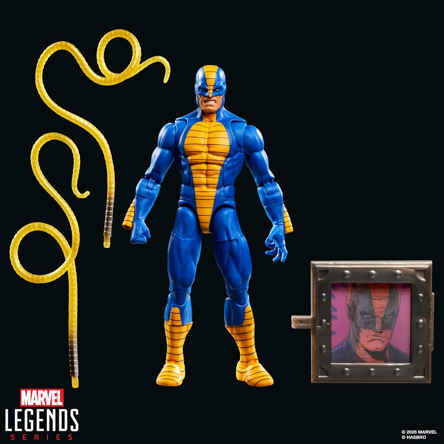 Marvel Legends Series, Figurine de Collection Secret Wars Constrictor de 15 cm avec Bouclier lenticulaire, inspirée des Bandes dessinées Marvel