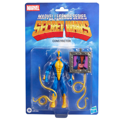Marvel Legends Series, Figurine de Collection Secret Wars Constrictor de 15 cm avec Bouclier lenticulaire, inspirée des Bandes dessinées Marvel
