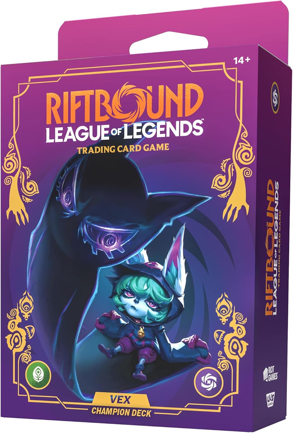 Riftbound: League of Legends TCG Unleashed - Champion Deck: Vex - Ready-to-Play Character, Trading Card Game, Battle Deck-Building, Play Slow & Steady