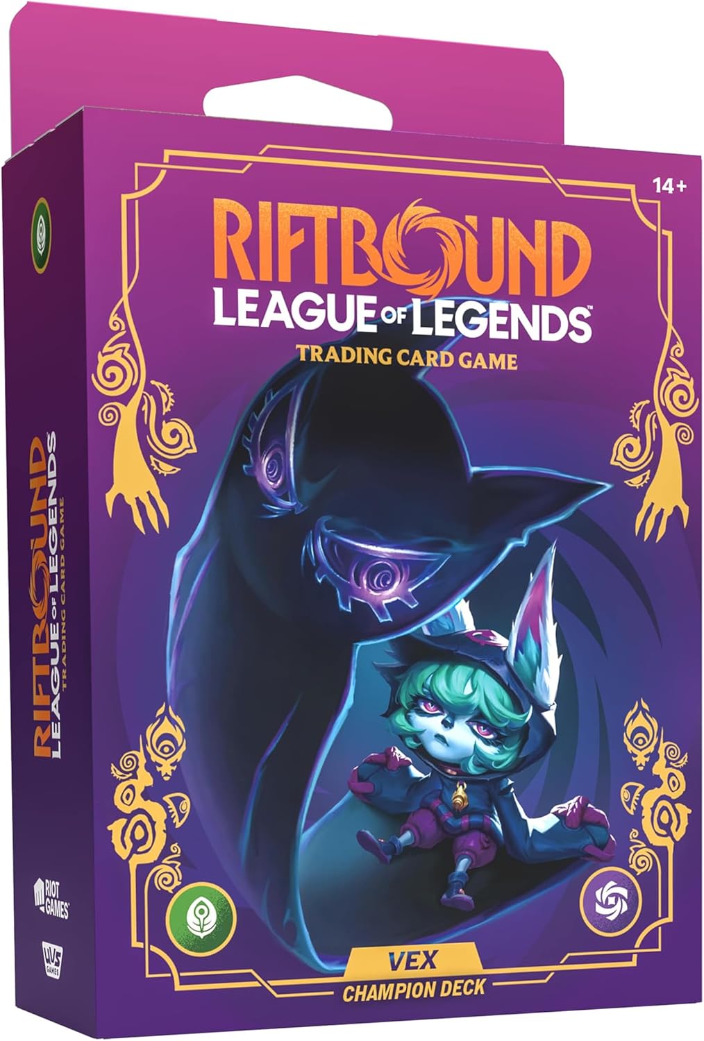 Riftbound: League of Legends TCG Unleashed - Champion Deck: Vex - Ready-to-Play Character, Trading Card Game, Battle Deck-Building, Play Slow & Steady