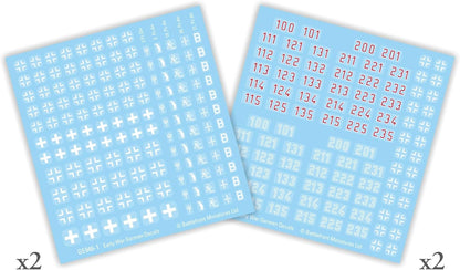 Flames of War: GE946 German Early War Decals (x4