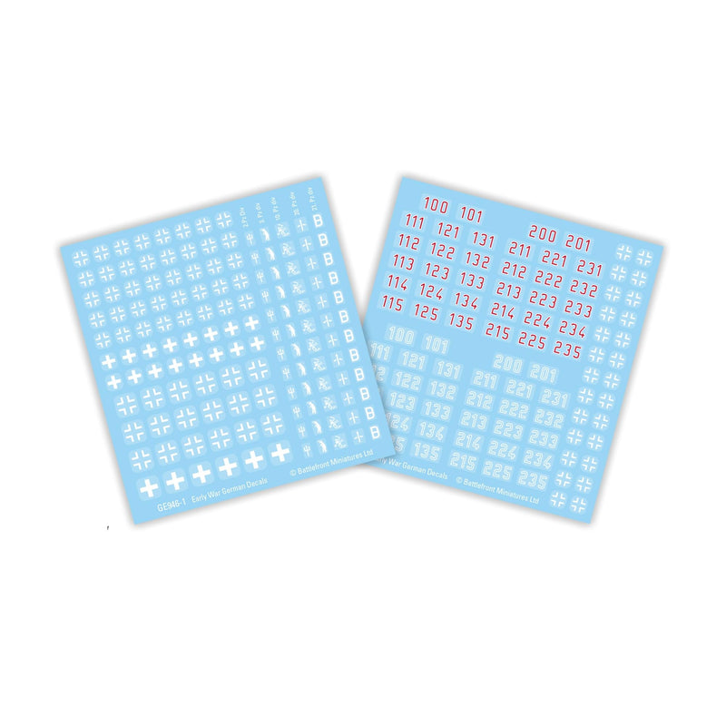 Flames of War: GE946 German Early War Decals (x4