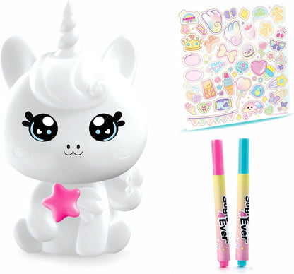 Canal Toys - Style 4 Ever - Eenhoorn Y2K DIY lichtgevend om te versieren - Collector-editie - Creatieve vrije tijd voor kinderen - Wit - OFG 293