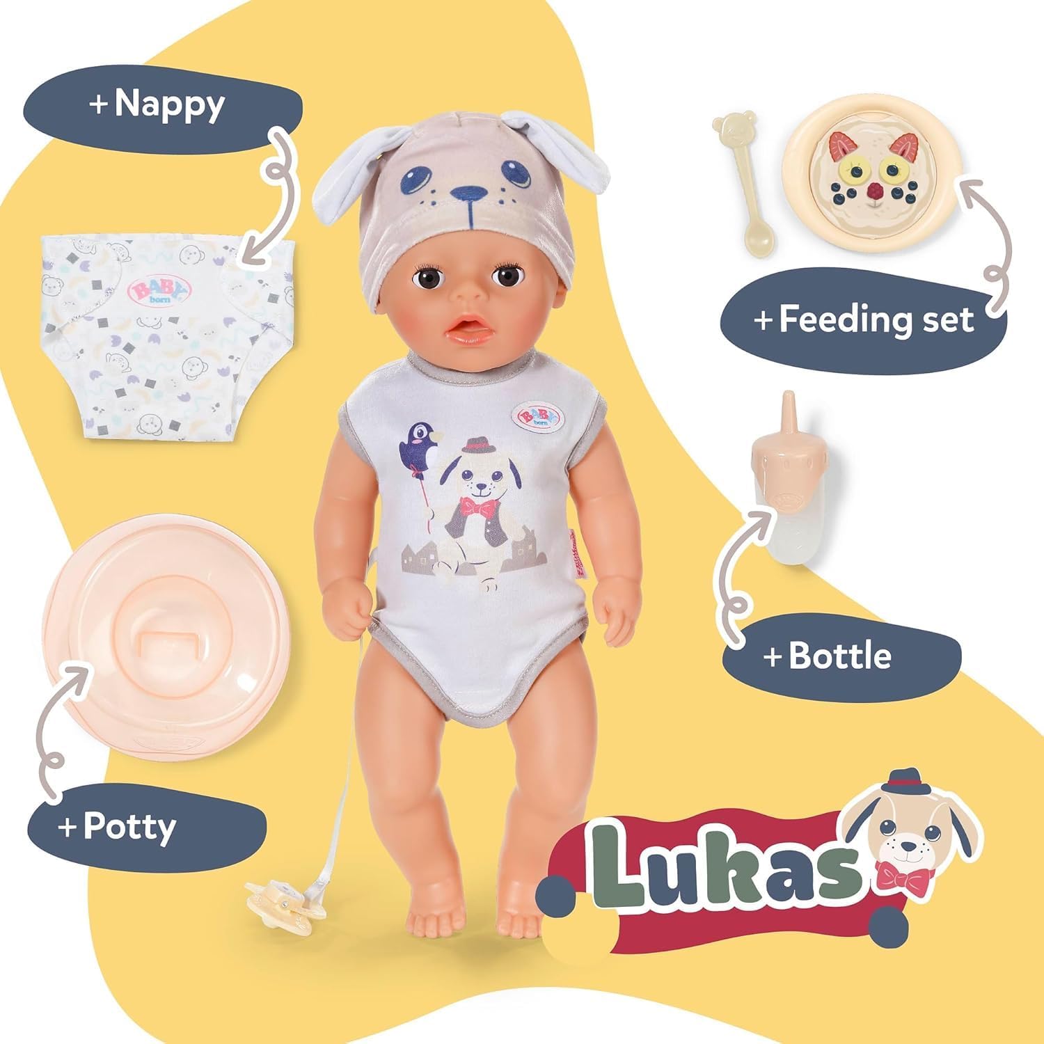 Baby Born - Lukas 36Cm (839584)